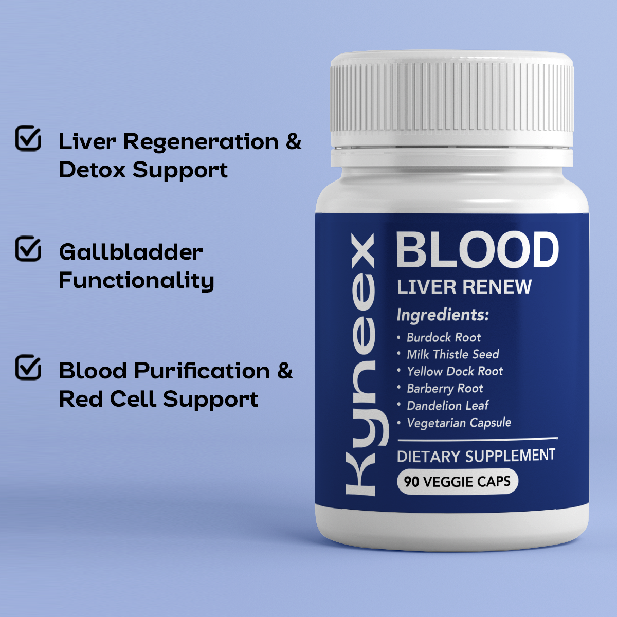 Kyneex ® Blood – Liver Renew (90ct Capsules) – HBF